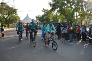 Bahagia Tanpa Narkoba, BNN Kota Langsa Adakan Gowes Bersama Kepala BNN Provinsi Aceh