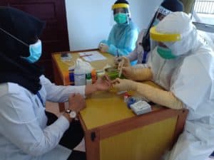 Seluruh Personel BNNP Aceh Dirapid Tes
