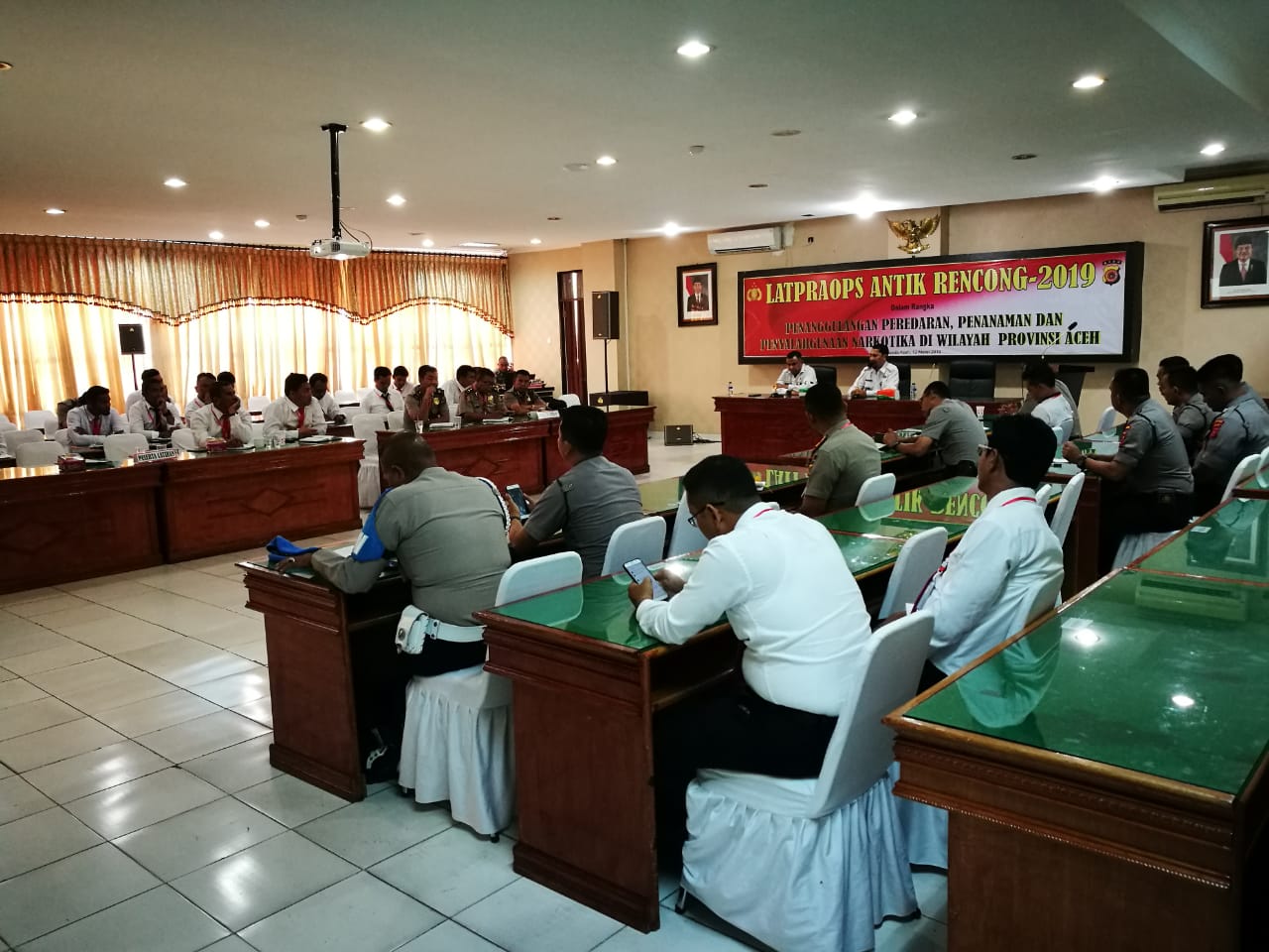 BNNP Aceh, Narasumber Pada Pelatihan Praoperasi Antik Rencong- 2019
