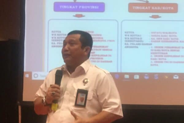 Brigjen Pol. Faisal AN memperkenalkan Upaya P4GN BNNP Aceh melalui Kearifan Lokal Pada Rapat Koordinasi Tingkat Pusat