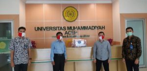 Cegah Corona, BNN Aceh Sumbang Masker Gratis Ke Unmuha