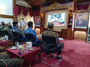 Forkopimda Aceh Ikuti Peringatan HANI Secara Daring