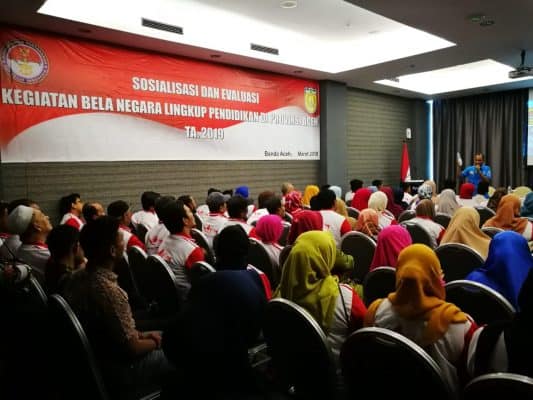 BNNP jadi Narasumber Pada Kegiatan Sosialisasi dan Evaluasi Kegiatan Bela Negara