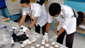 BNNP Aceh Tes Urine Kru Armada PT Elnusa Petrofin Krueng Raya