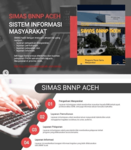 Portal Sistem Informasi Masyarakat BNNP Aceh