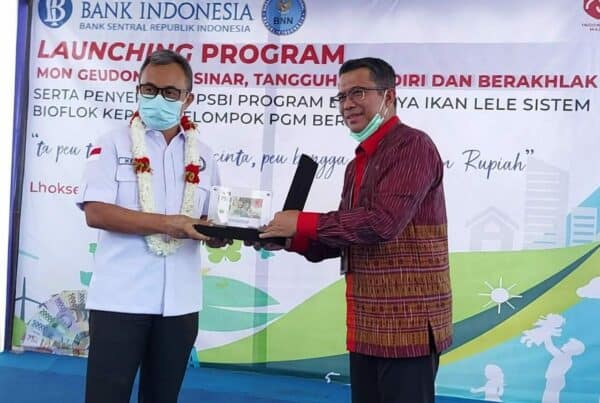 BNNP Aceh Gandeng Kantor BI Perwakilan Lhokseumawe Bekali Ketrampilan Masyarakat Mon Geudong