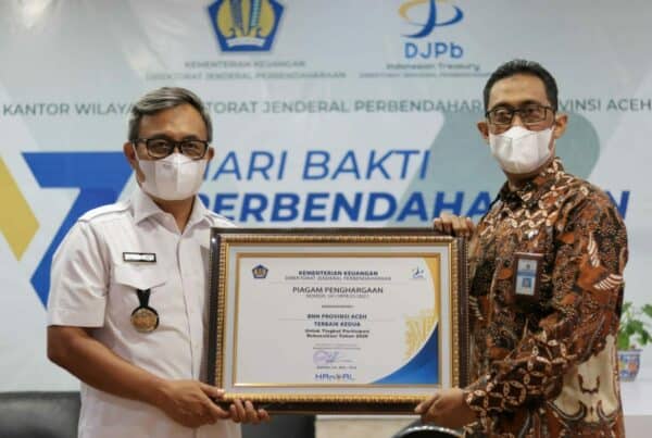 Pengelolaan Anggaran Terbaik, Kanwil DJPb Aceh Beri Penghargaan Kepada BNN Aceh