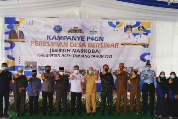 Kepala BNN Provinsi Aceh Resmikan Desa Bersinar