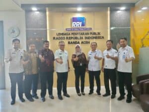 Kepala BNNP Aceh Beserta Jajaran Berkunjung ke Lembaga Penyiaran Publik Radio Republik Indonesia (LPP RRI) Aceh di Banda Aceh