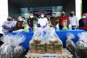 Dalam rangka HUT BNN RI ke-20, BNNP Aceh musnahkan 30 Kg Narkotika