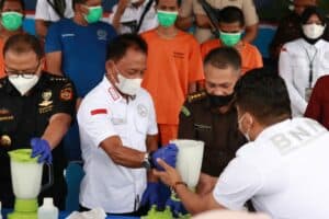 Dalam rangka HUT BNN RI ke-20, BNNP Aceh musnahkan 30 Kg Narkotika