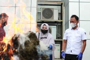 Dalam rangka HUT BNN RI ke-20, BNNP Aceh musnahkan 30 Kg Narkotika
