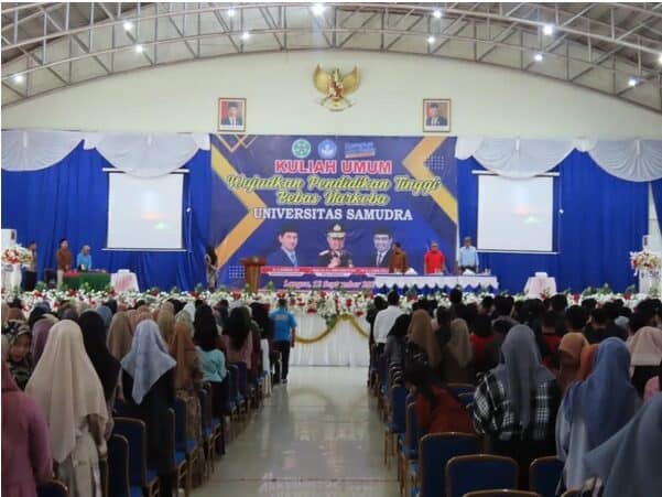 Kepala BNNP Aceh Beri Kuliah Umum Soal Bahaya Narkoba untuk Mahasiswa Baru Unsam Langsa