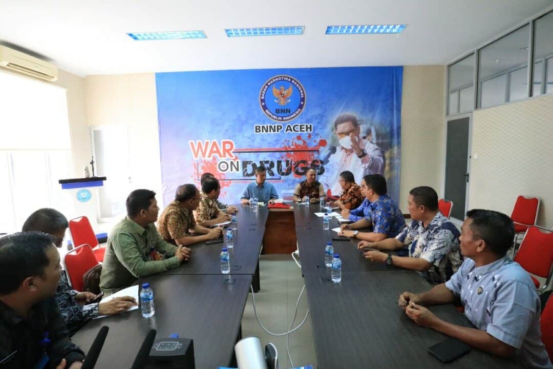 Kepala BNNP Aceh melaksanakan Rapat Perdana