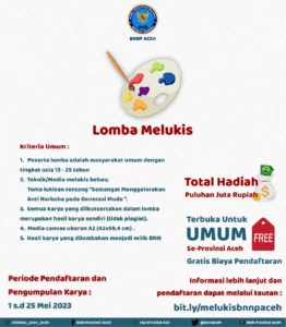 LOMBA MELUKIS & VOCAL GROUP BNNP ACEH HANI 2023