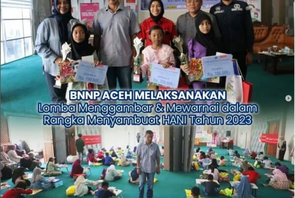 Menyambut HANI 2023 BNNP Aceh Gelar Lomba Menggambar dan Mewarnai