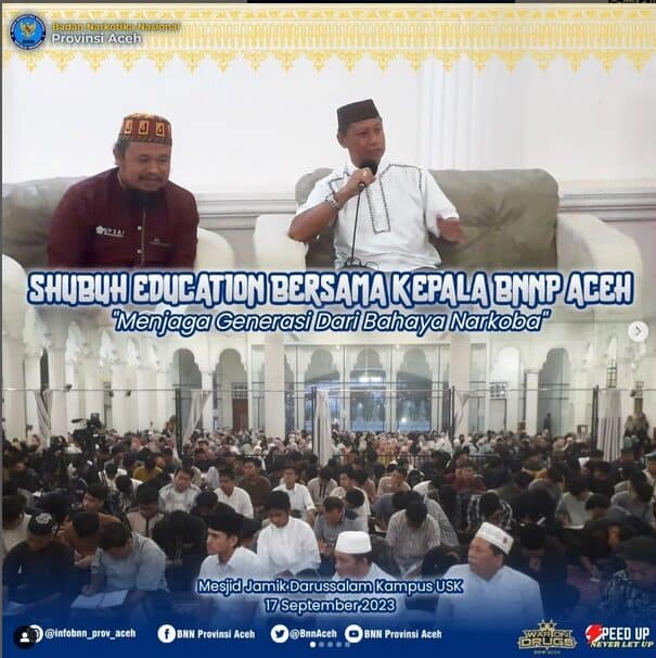 Shubuh Education Bersama Kepala BNNP Aceh