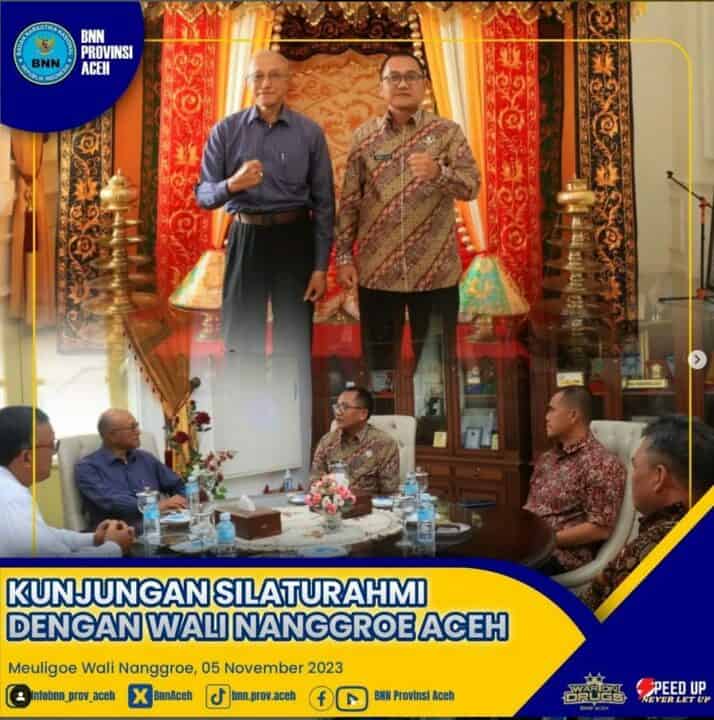 Kunjungan Silaturahmi Bertemu Wali Nanggroe Aceh