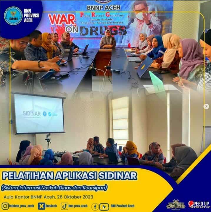 Pelatihan Aplikasi SIDINAR