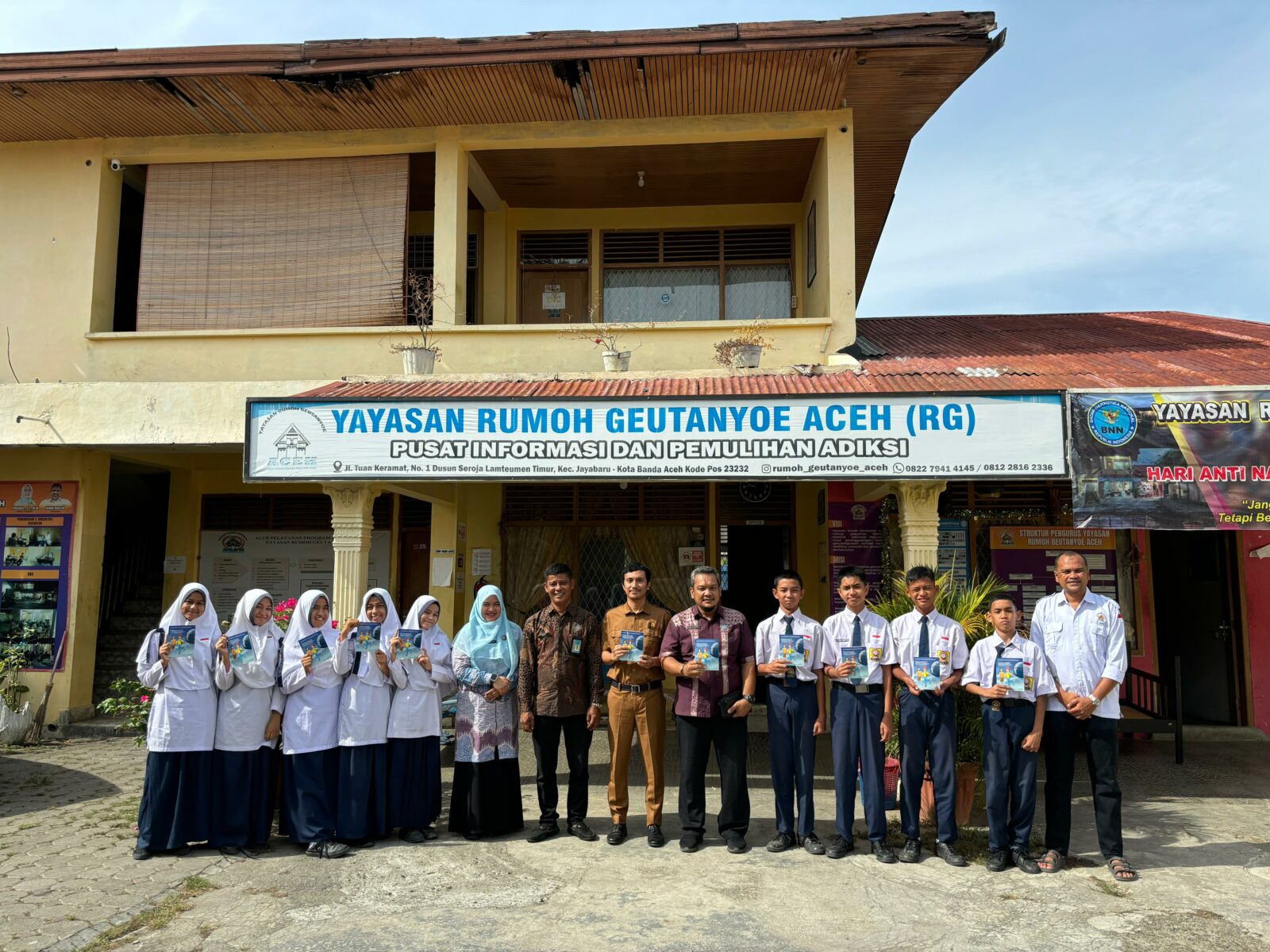 BNNP Aceh ajak Siswa SMPN 17 Fieldtrip ke Yayasan Rehabilitasi Rumoh Geutanyoe Aceh