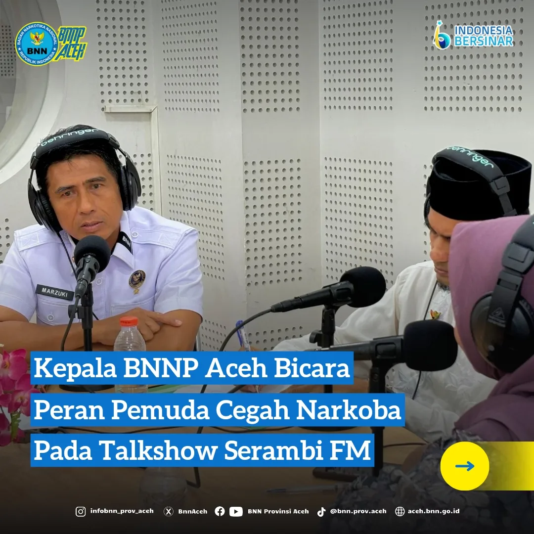 Talkshow Interaktif tentang Strategi dan Peran Pemuda mencegah penyalahgunaan narkoba