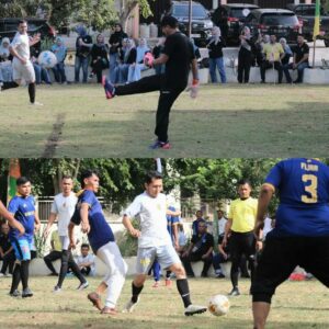 Perkuat Sinergitas, BNNP Aceh Tanding Laga Persahabatan Sepakbola bersama Dinas Peternakan Aceh